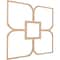 Ekena Millwork 39W x 39H x 38T Small Olivia Decorative Fretwork Wood Ceiling Panels, Hickory CELW39X39X0375OLVHI - alternate 10